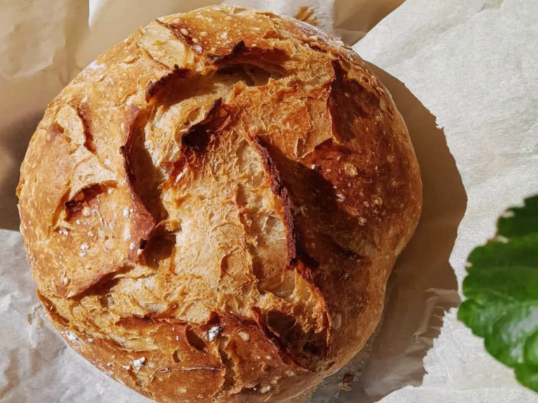 No Knead Overnight Peasant Loaf